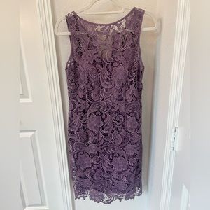 Purple Adrianna Papell Dress
